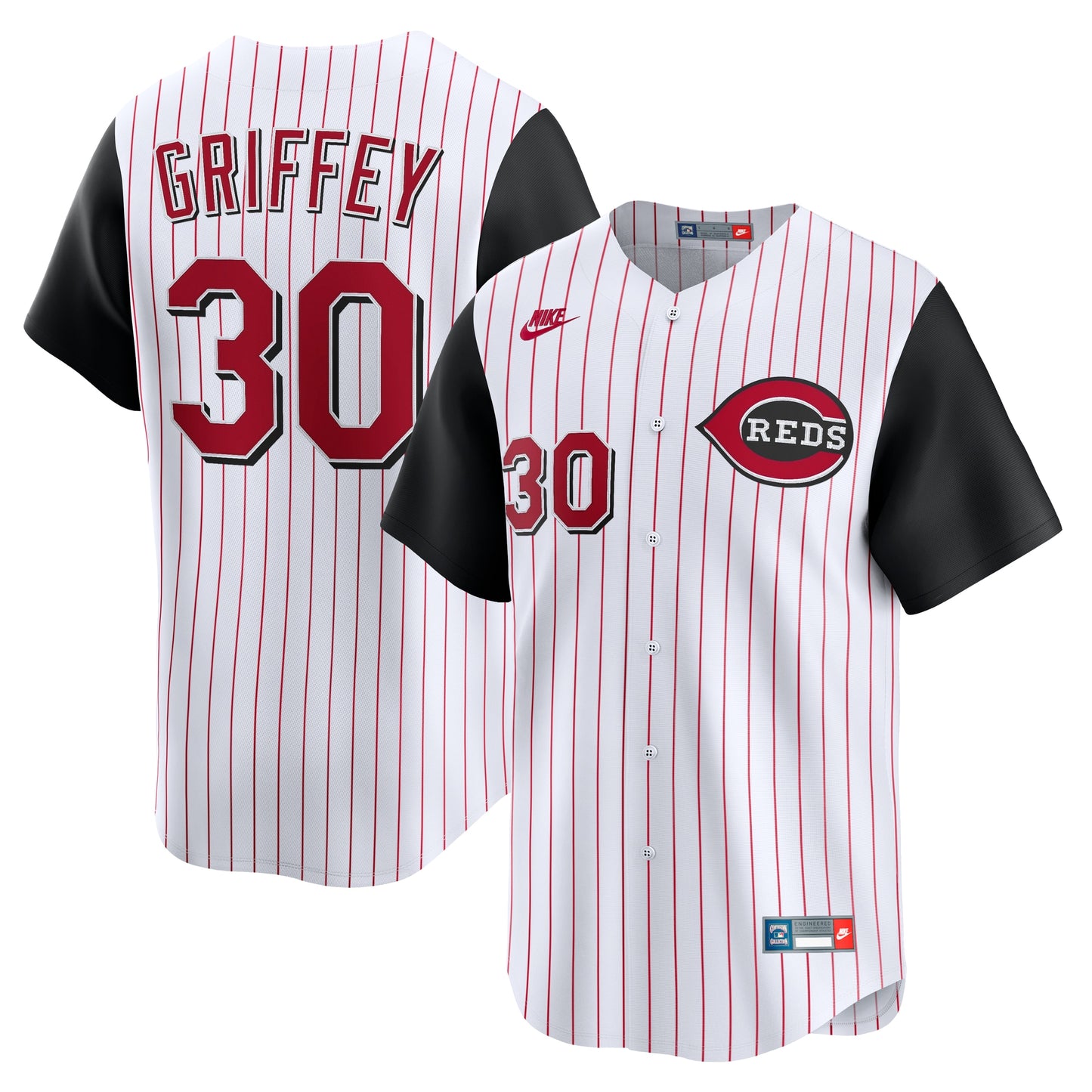 Ken Griffey Jr. Cincinnati Reds Nike Cooperstown Collection Limited Jersey - White
