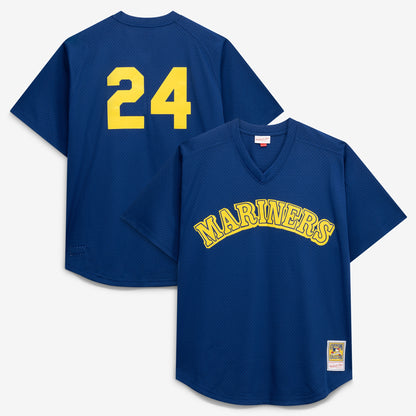 Ken Griffey Jr. Seattle Mariners Mitchell &amp;amp; Ness Big &amp;amp; Tall Cooperstown Collection Mesh Batting Practice Jersey - Royal