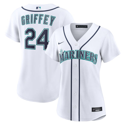 Ken Griffey Jr. Seattle Mariners Nike Women's Home Replica Jersey - White