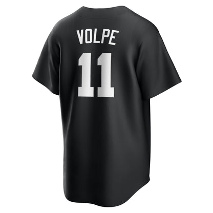 Anthony Volpe New York Yankees Nike Fashion Replica Player Jersey - Black