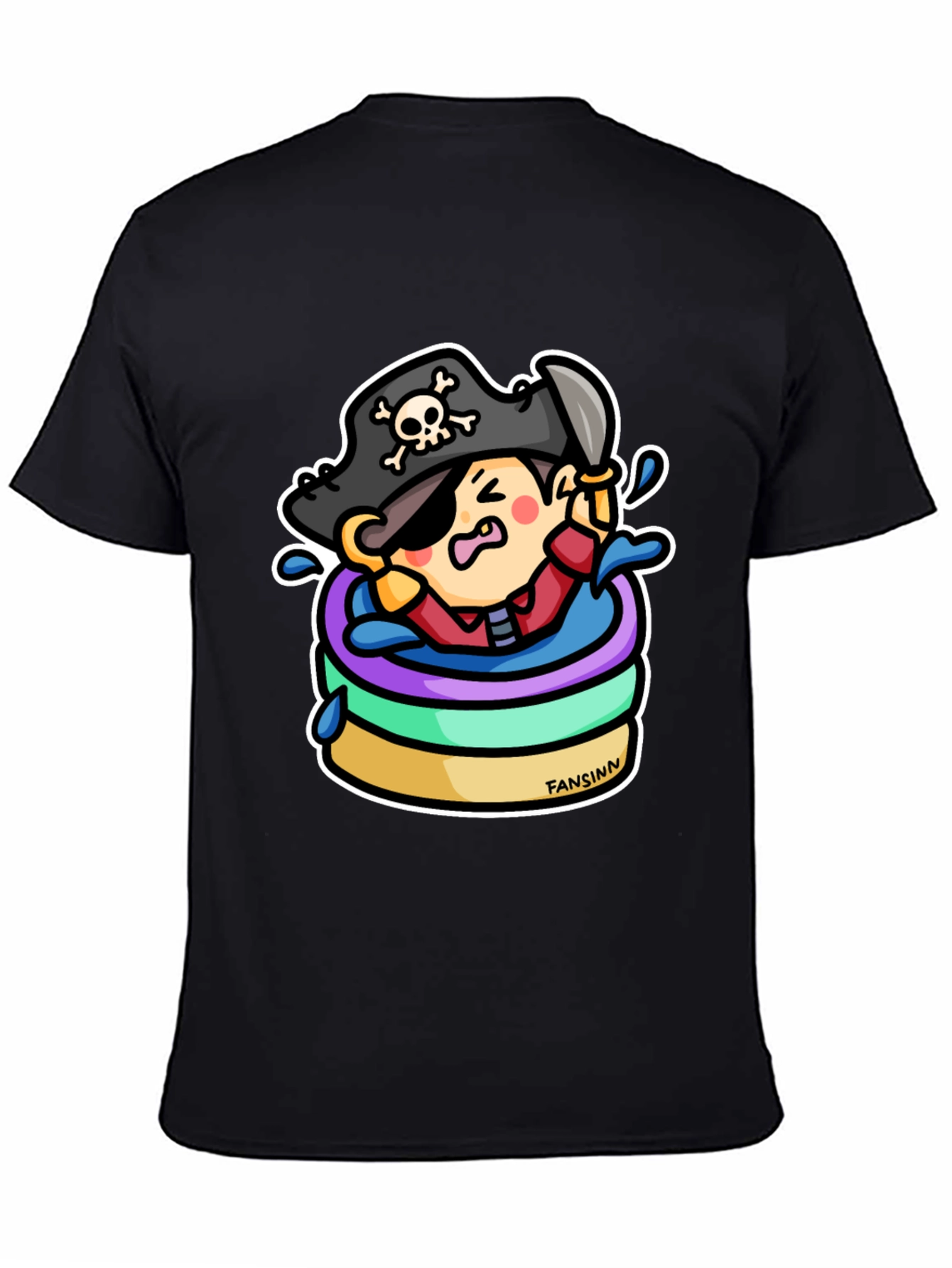 Pirate in a Kiddie Pool Graphic Tee