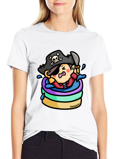Pirate in a Kiddie Pool Graphic Tee