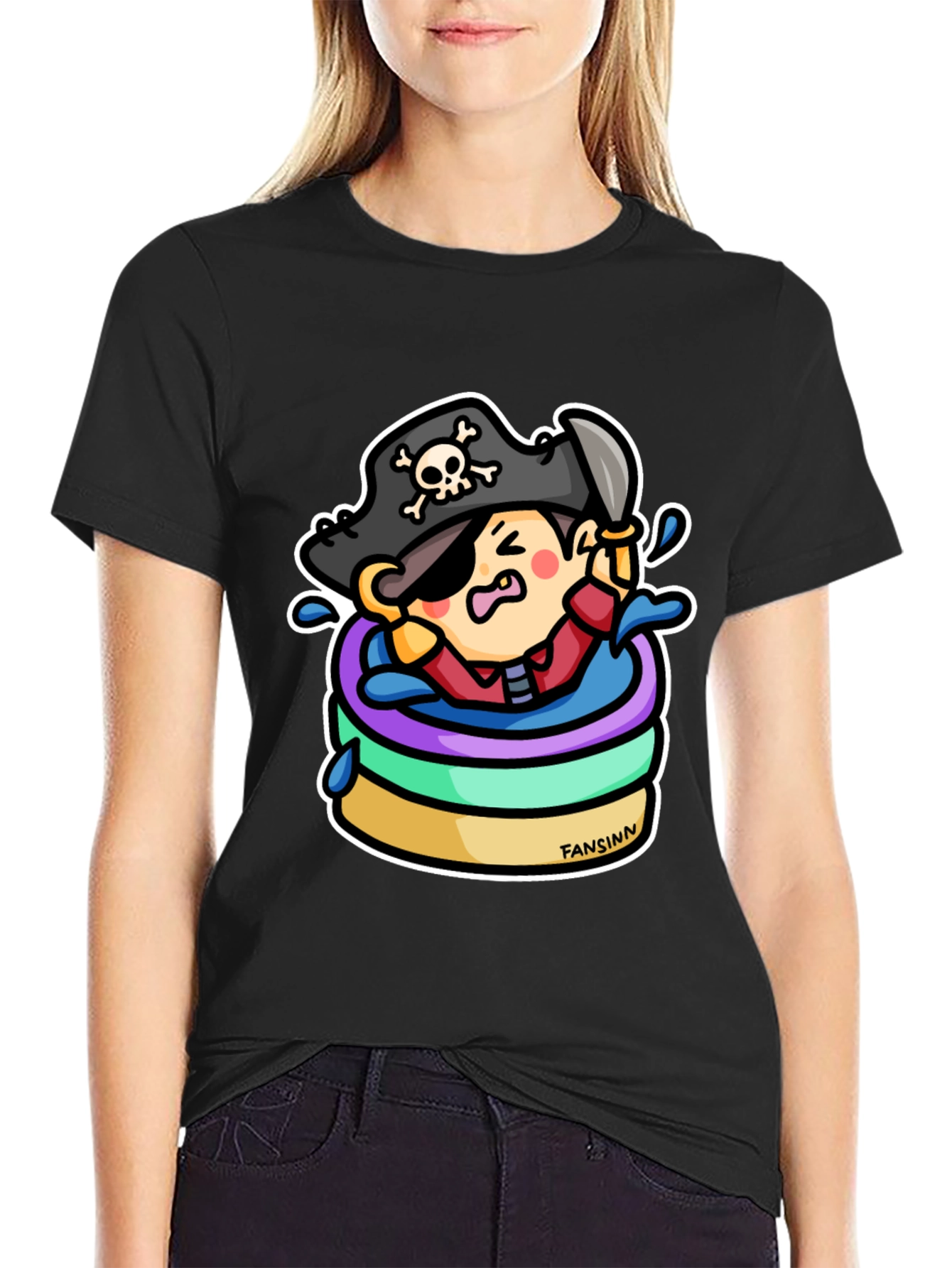 Pirate in a Kiddie Pool Graphic Tee