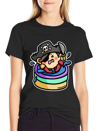 Pirate in a Kiddie Pool Graphic Tee