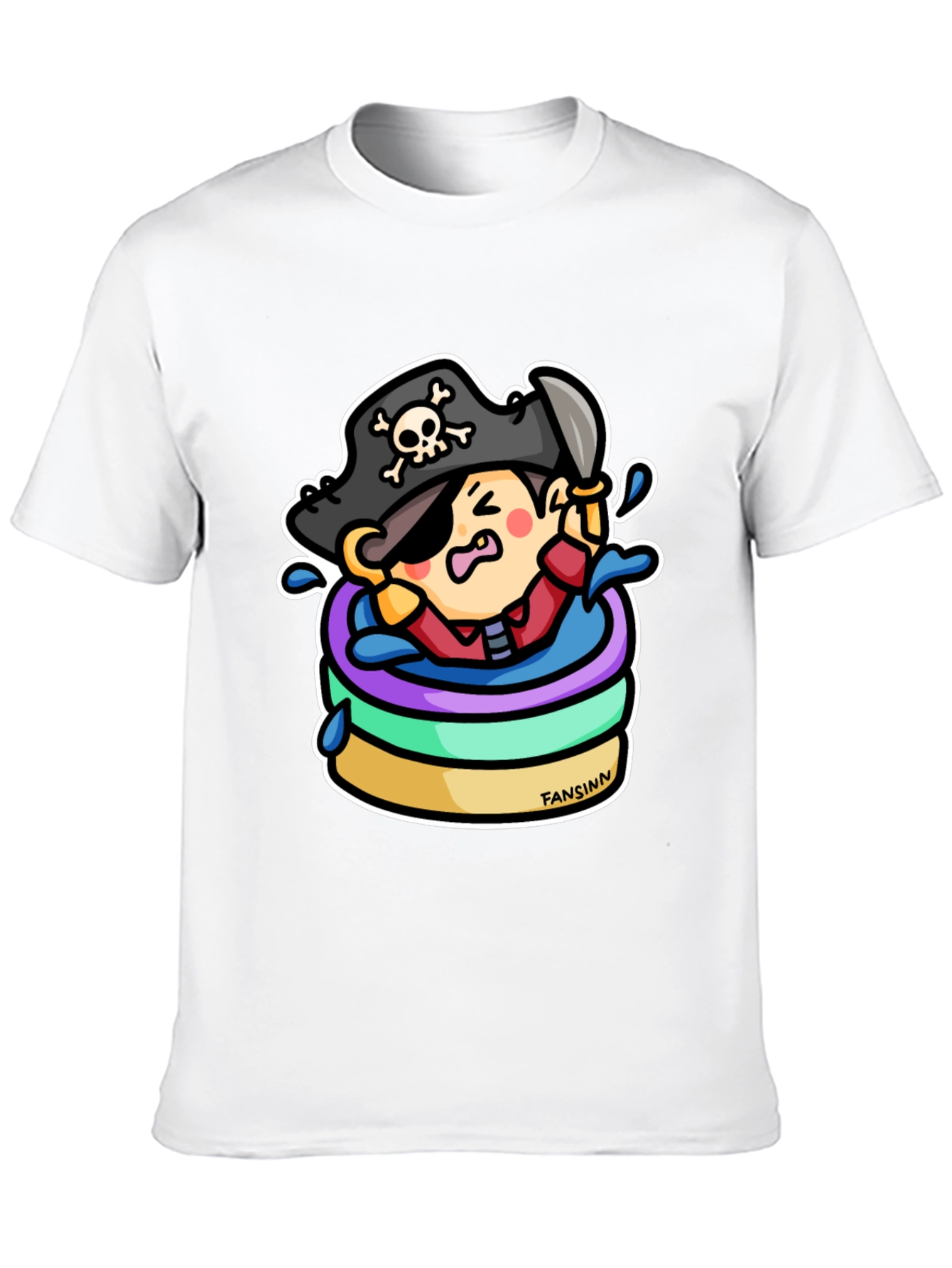 Pirate in a Kiddie Pool Graphic Tee