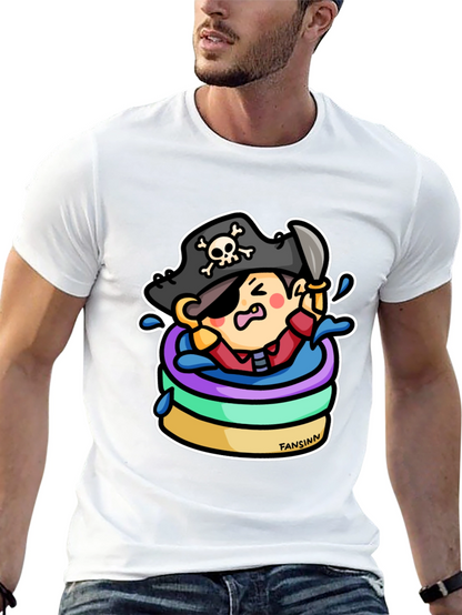 Pirate in a Kiddie Pool Graphic Tee