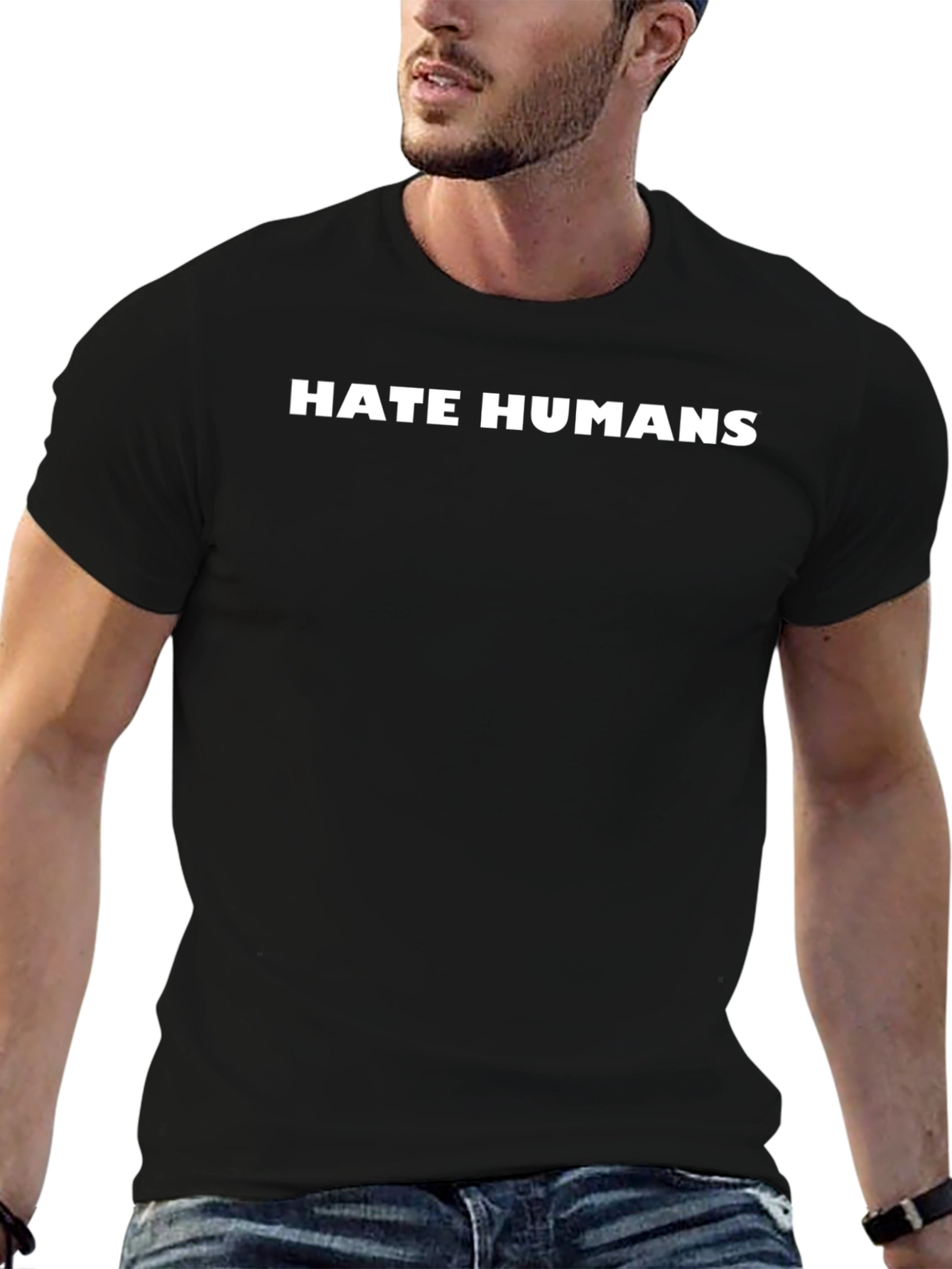 Hate Humans T-Shirt - Bold Statement Tee
