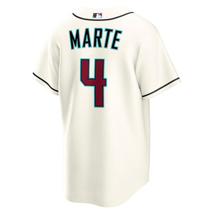 Ketel Marte Arizona Diamondbacks Nike Home Replica Jersey - Cream