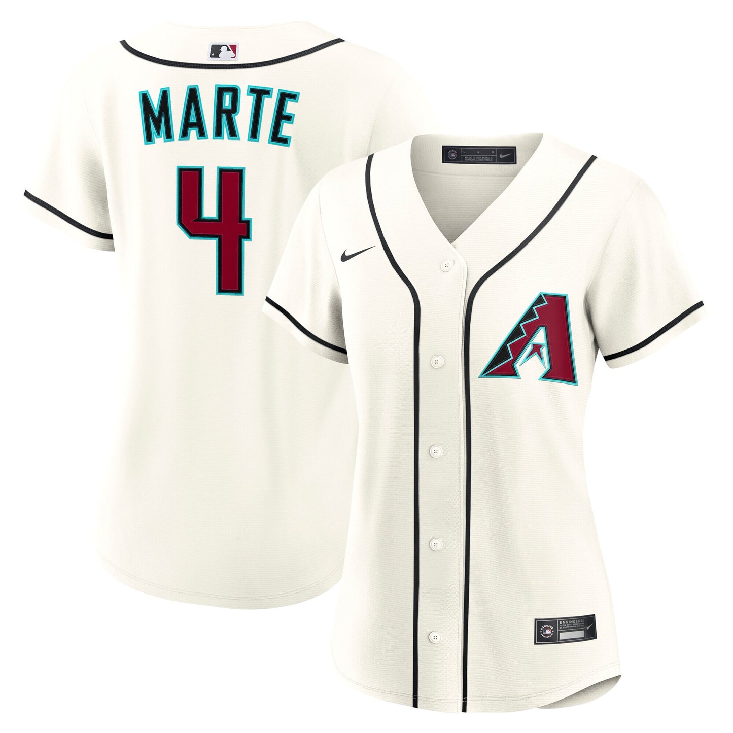 Ketel Marte Arizona Diamondbacks Nike Women's Home Replica Jersey - Cream