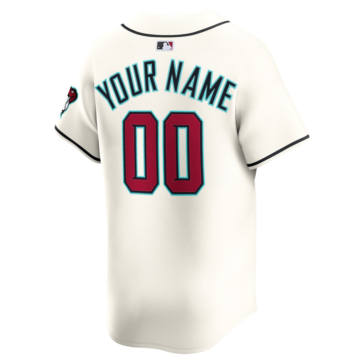 Arizona Diamondbacks Nike Home Limited Custom Jersey - Cream