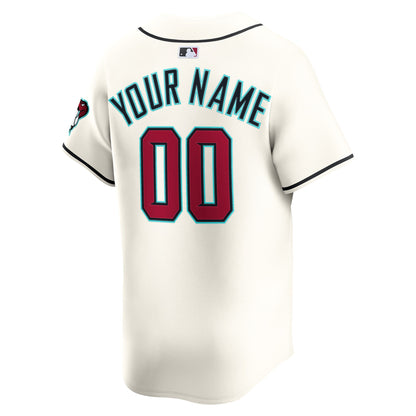 Arizona Diamondbacks Nike Home Limited Custom Jersey - Cream