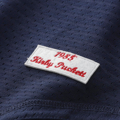 Kirby Puckett Minnesota Twins Mitchell &amp;amp; Ness Authentic Batting Practice Jersey - Navy