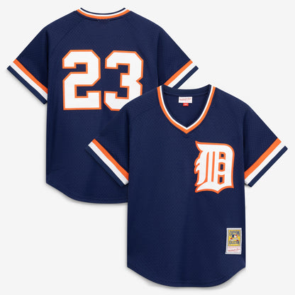 Kirk Gibson Detroit Tigers Mitchell &amp;amp; Ness Authentic Batting Practice Jersey - Navy