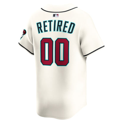 Arizona Diamondbacks Nike Home Limited Pick-A-Player Retired Roster Jersey - Cream