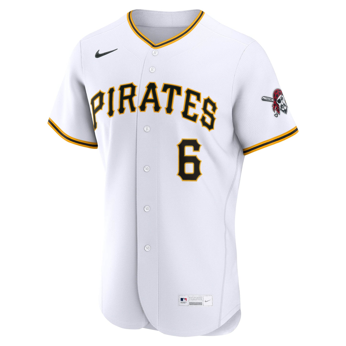 Konnor Griffin Pittsburgh Pirates Nike Home Authentic Jersey - White