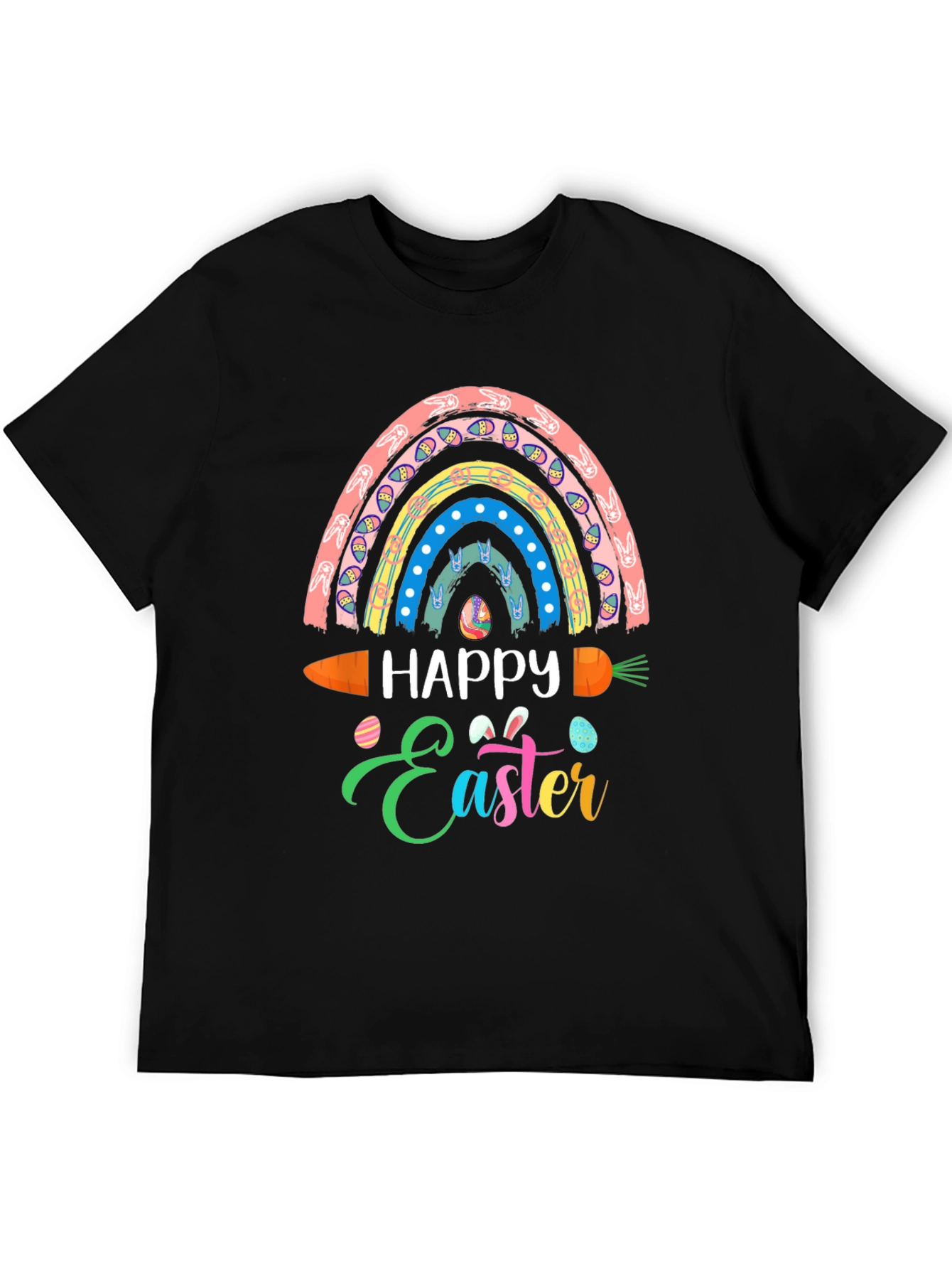 Happy Easter Rainbow Carrot T-Shirt