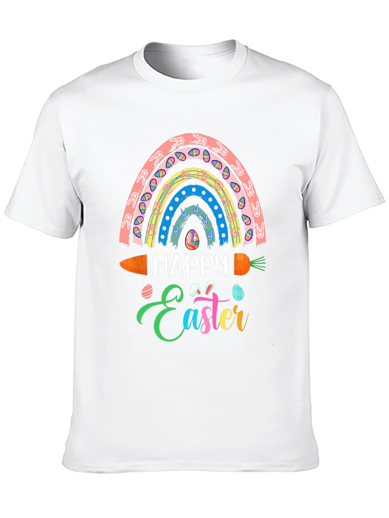Happy Easter Rainbow Carrot T-Shirt