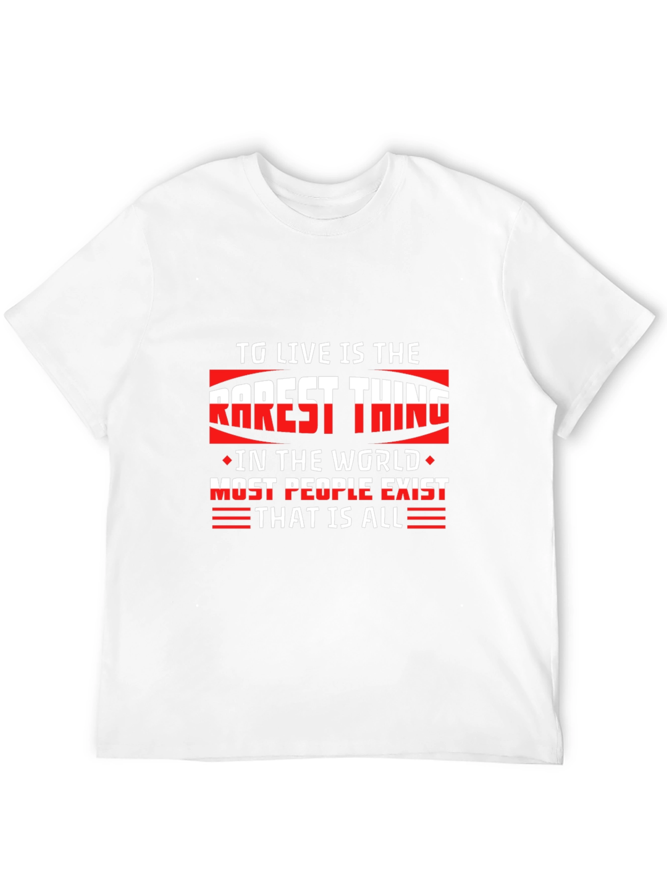 Motivational Quote Black T-Shirt