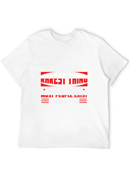 Motivational Quote Black T-Shirt