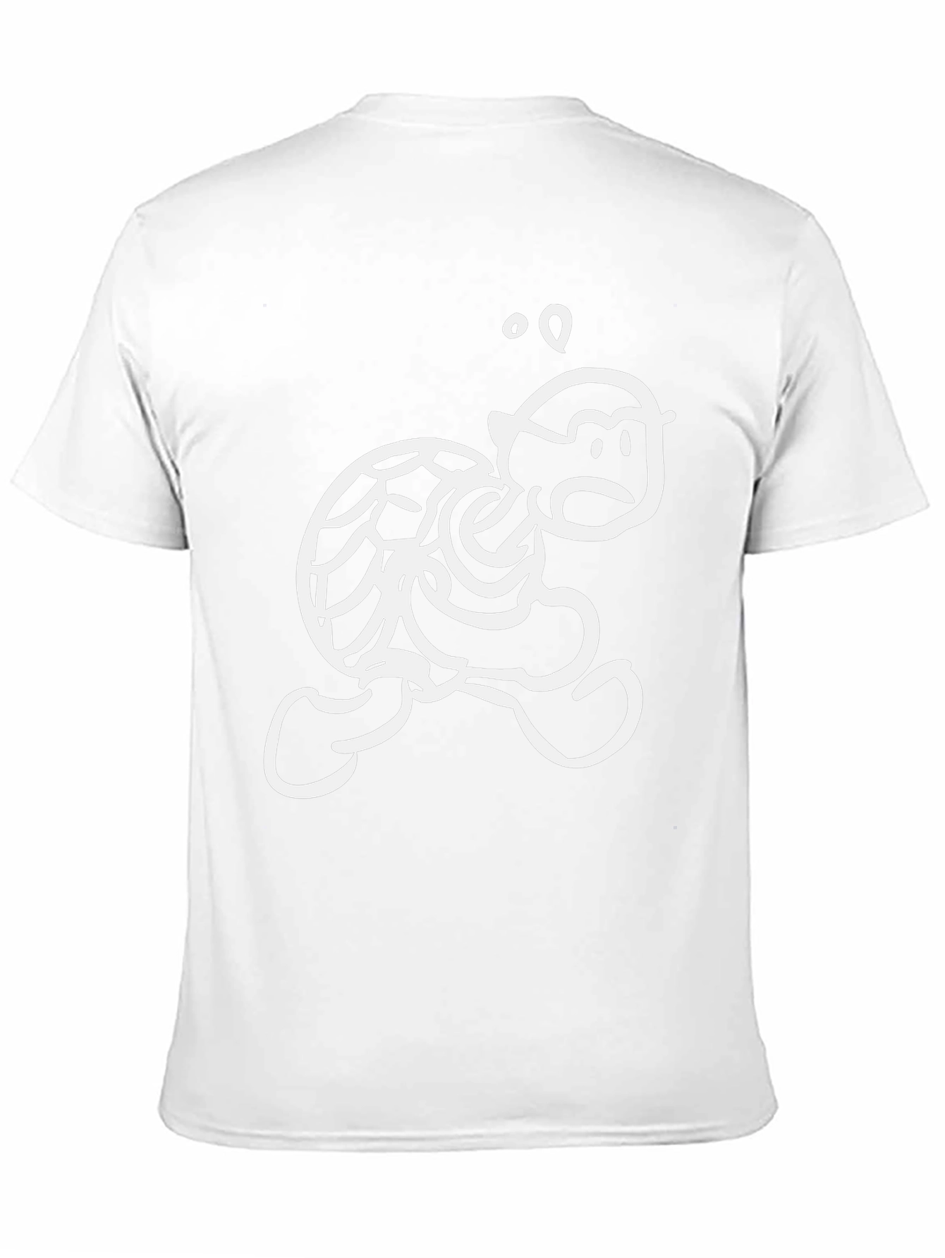 Funny Cartoon Turtle T-Shirt - Black