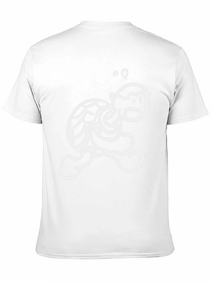 Funny Cartoon Turtle T-Shirt - Black