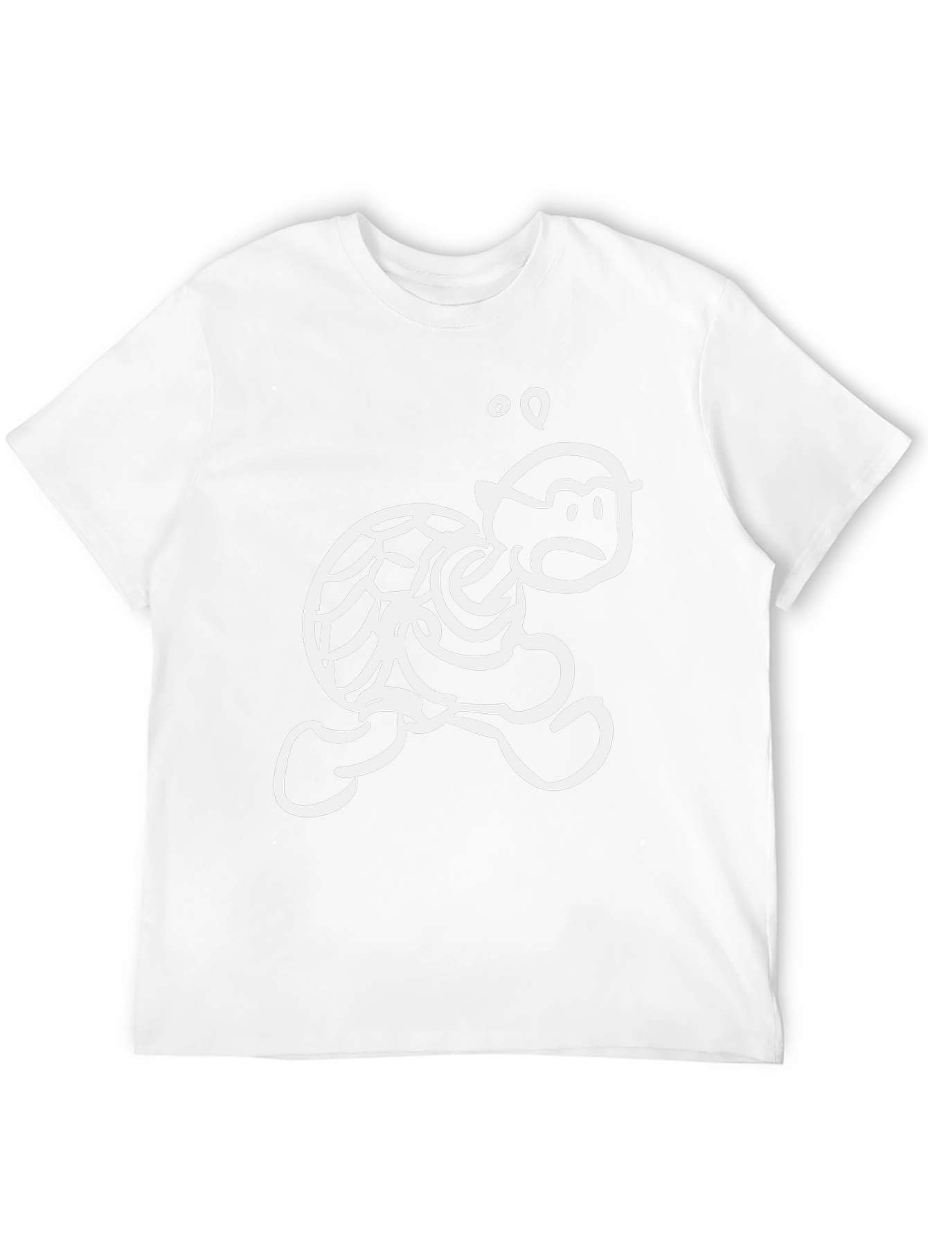 Funny Cartoon Turtle T-Shirt - Black