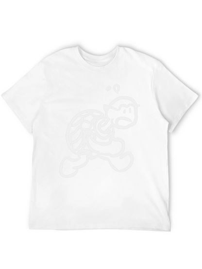 Funny Cartoon Turtle T-Shirt - Black