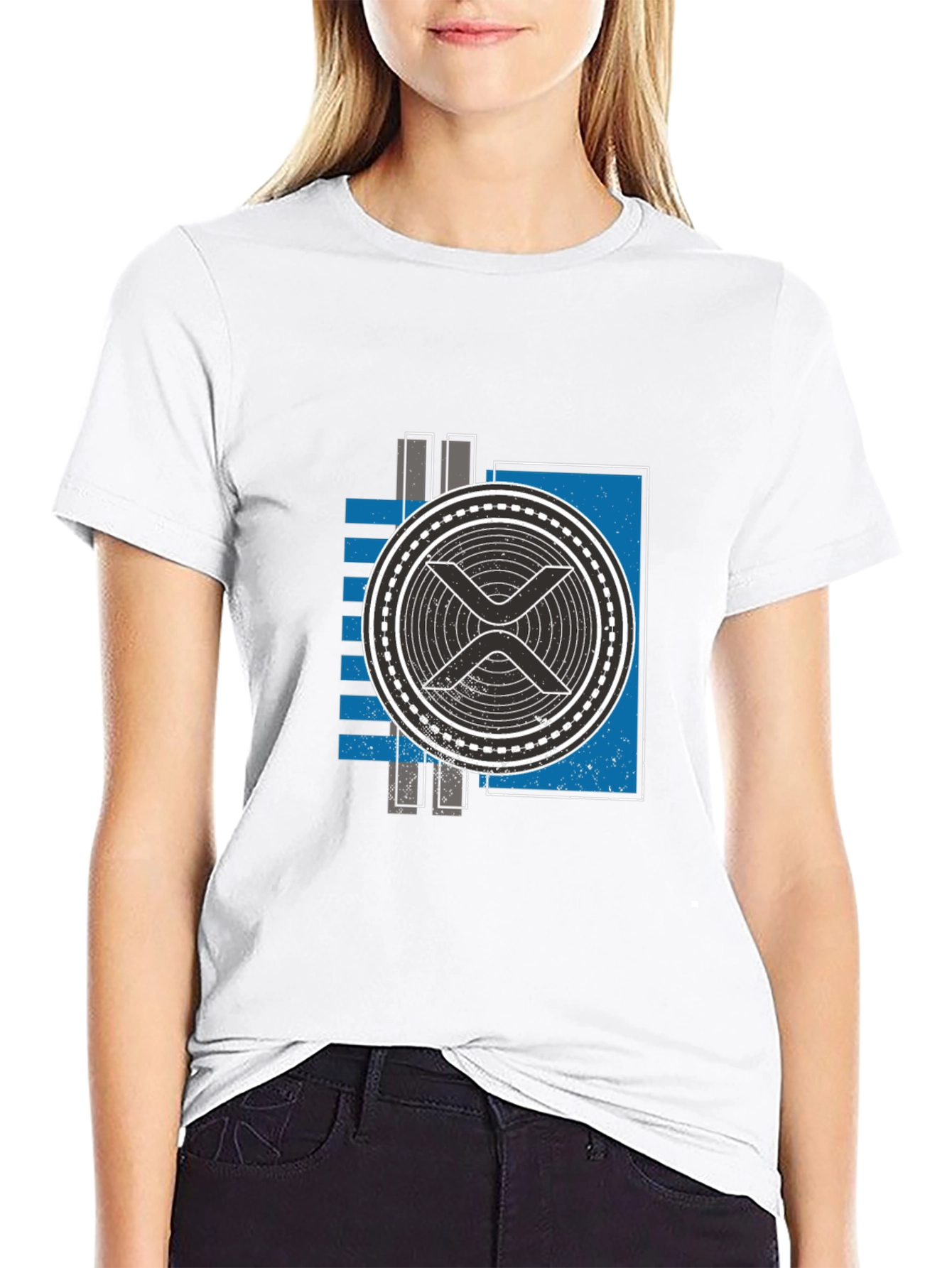 Ripple XRP Crypto Black T-Shirt