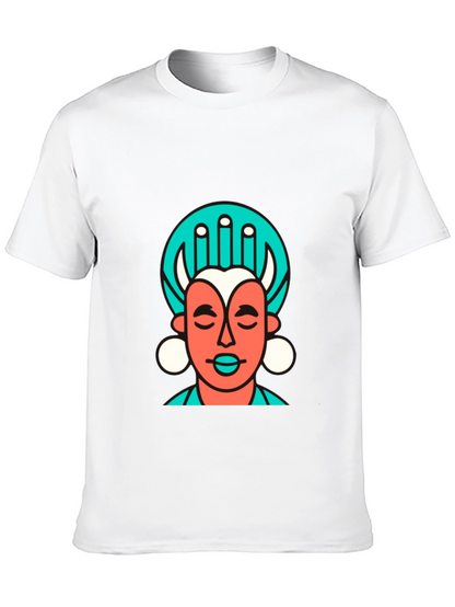 Abstract Graphic Tee - Black