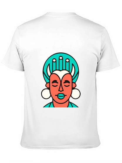 Abstract Graphic Tee - Black