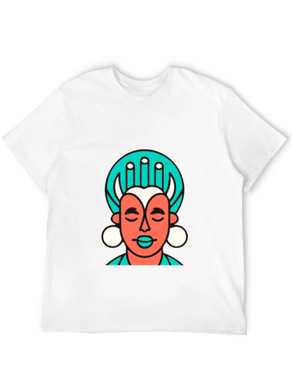 Abstract Graphic Tee - Black