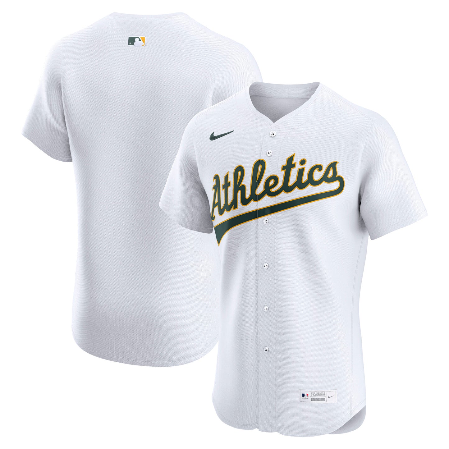 Athletics Nike Home Elite Jersey - White