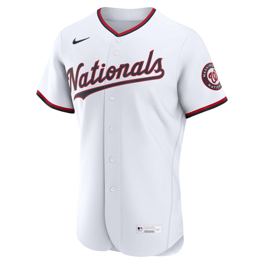 Washington Nationals Nike Home Authentic Custom Jersey - White