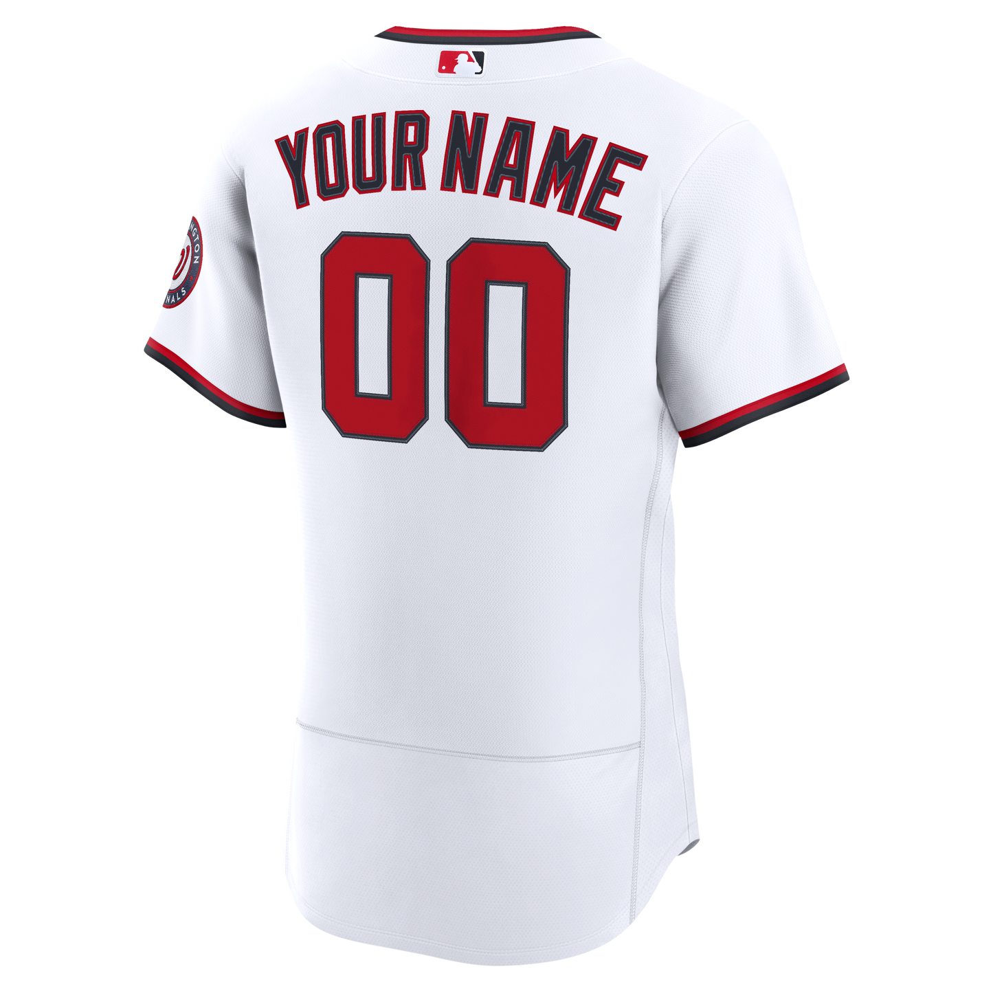 Washington Nationals Nike Home Authentic Custom Jersey - White