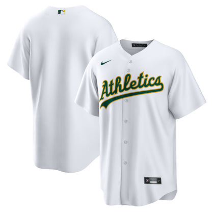 Athletics Nike Home Replica Team Jersey - White