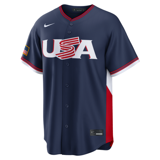 Kyle Schwarber USA Baseball Nike 2026 World Baseball Classic Road Stadium Jersey - Navy