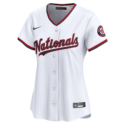 Washington Nationals Nike Women's Home Limited Custom Jersey - White