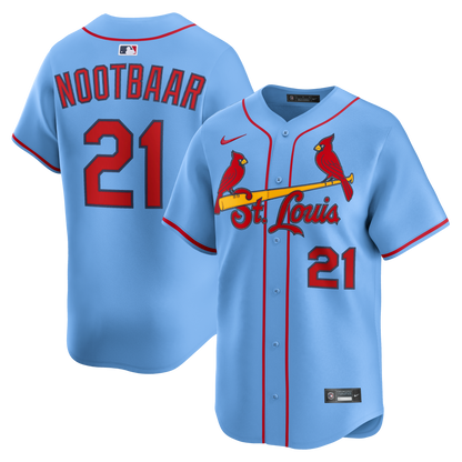 Lars Nootbaar St. Louis Cardinals Nike Alternate Limited Jersey - Light Blue