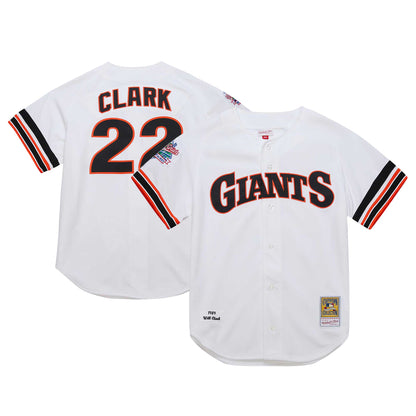 Will Clark San Francisco Giants Mitchell &amp;amp; Ness Cooperstown Collection 1989 Authentic Jersey - White