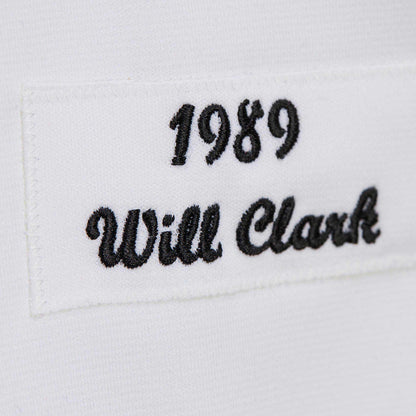 Will Clark San Francisco Giants Mitchell &amp;amp; Ness Cooperstown Collection 1989 Authentic Jersey - White