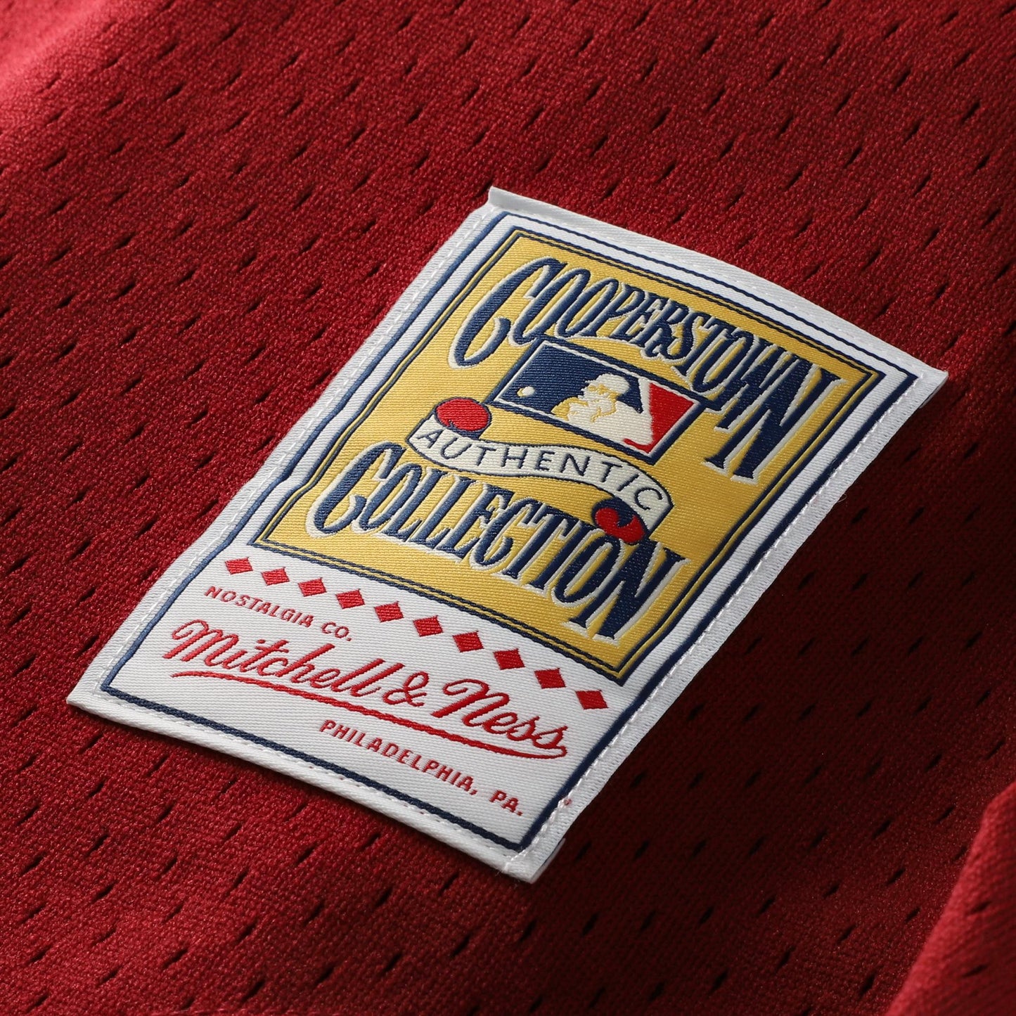 Lenny Dykstra Philadelphia Phillies Mitchell &amp;amp; Ness Authentic Batting Practice Jersey - Scarlet