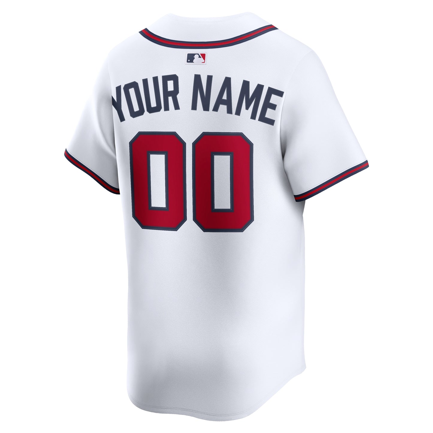 Atlanta Braves Nike Home Limited Custom Jersey - White
