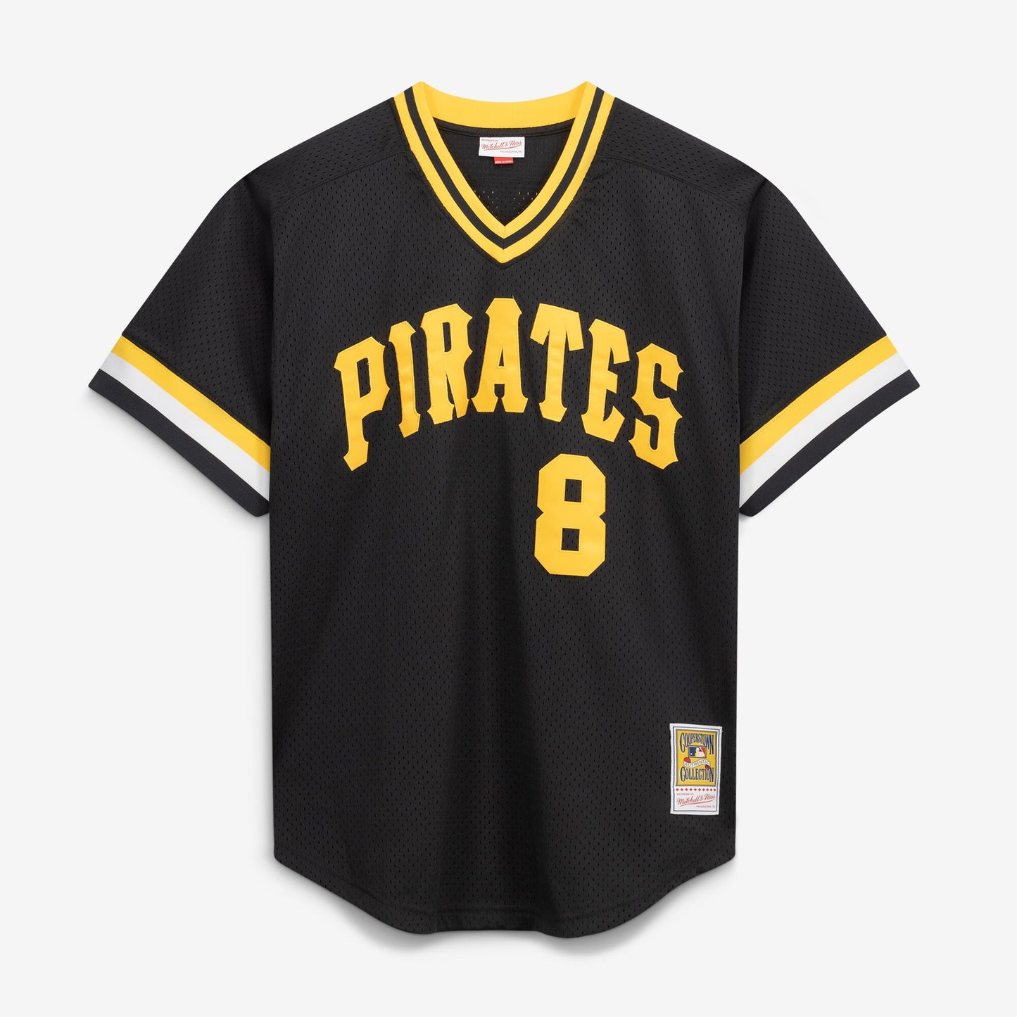 Willie Stargell Pittsburgh Pirates Mitchell &amp;amp; Ness Cooperstown Collection Big &amp;amp; Tall Mesh Batting Practice Jersey - Black