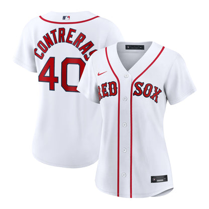 Willson Contreras Boston Red Sox Nike Women's Home Replica Jersey - White