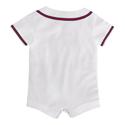 Atlanta Braves Nike Infant Home Replica Romper Jersey - White