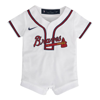 Atlanta Braves Nike Newborn &amp;amp; Infant Home Replica Romper Jersey - White