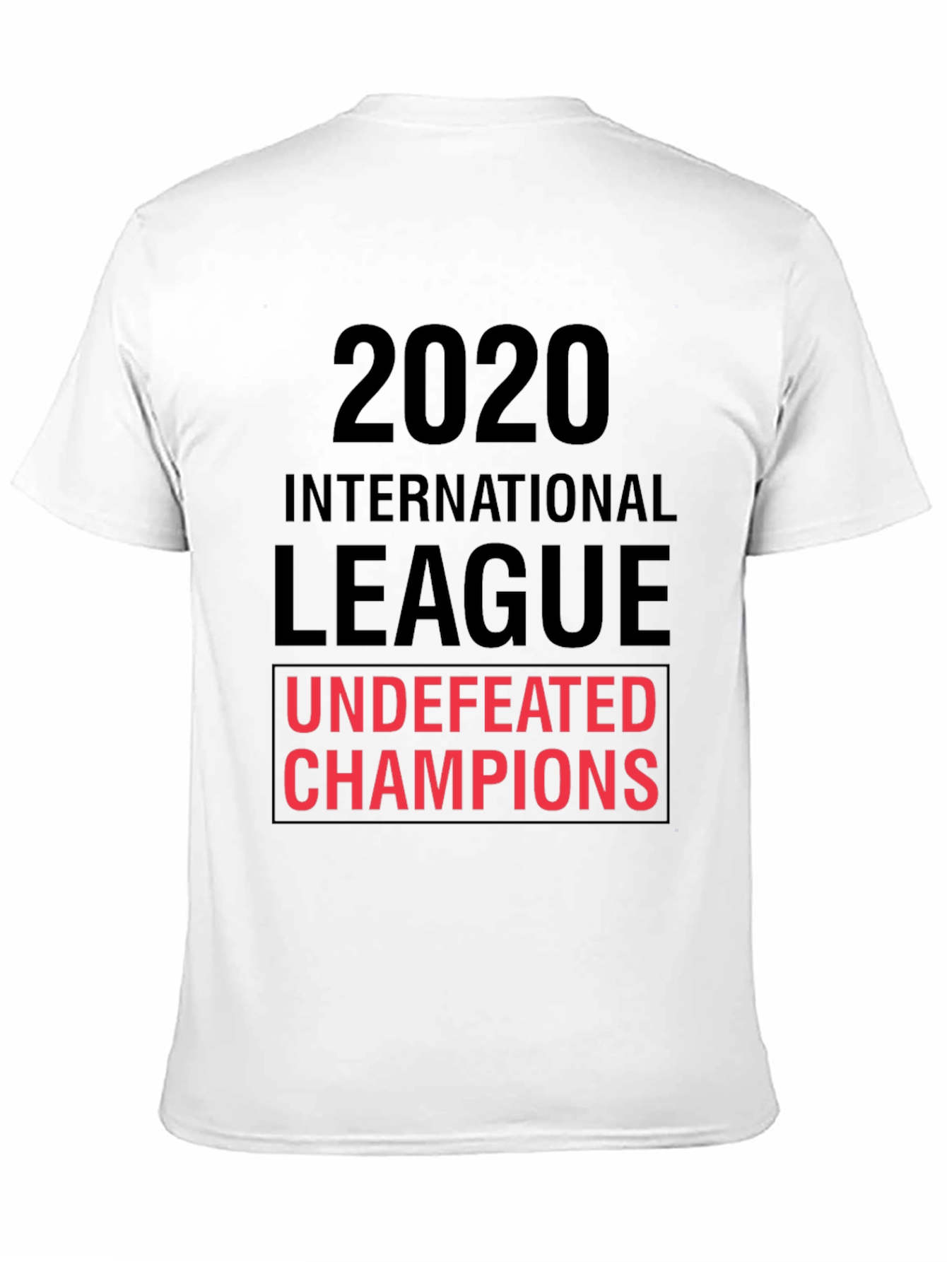 2020 International League Undefeated Champions Black T-Shirt