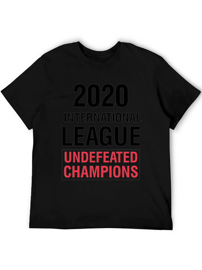 2020 International League Undefeated Champions Black T-Shirt