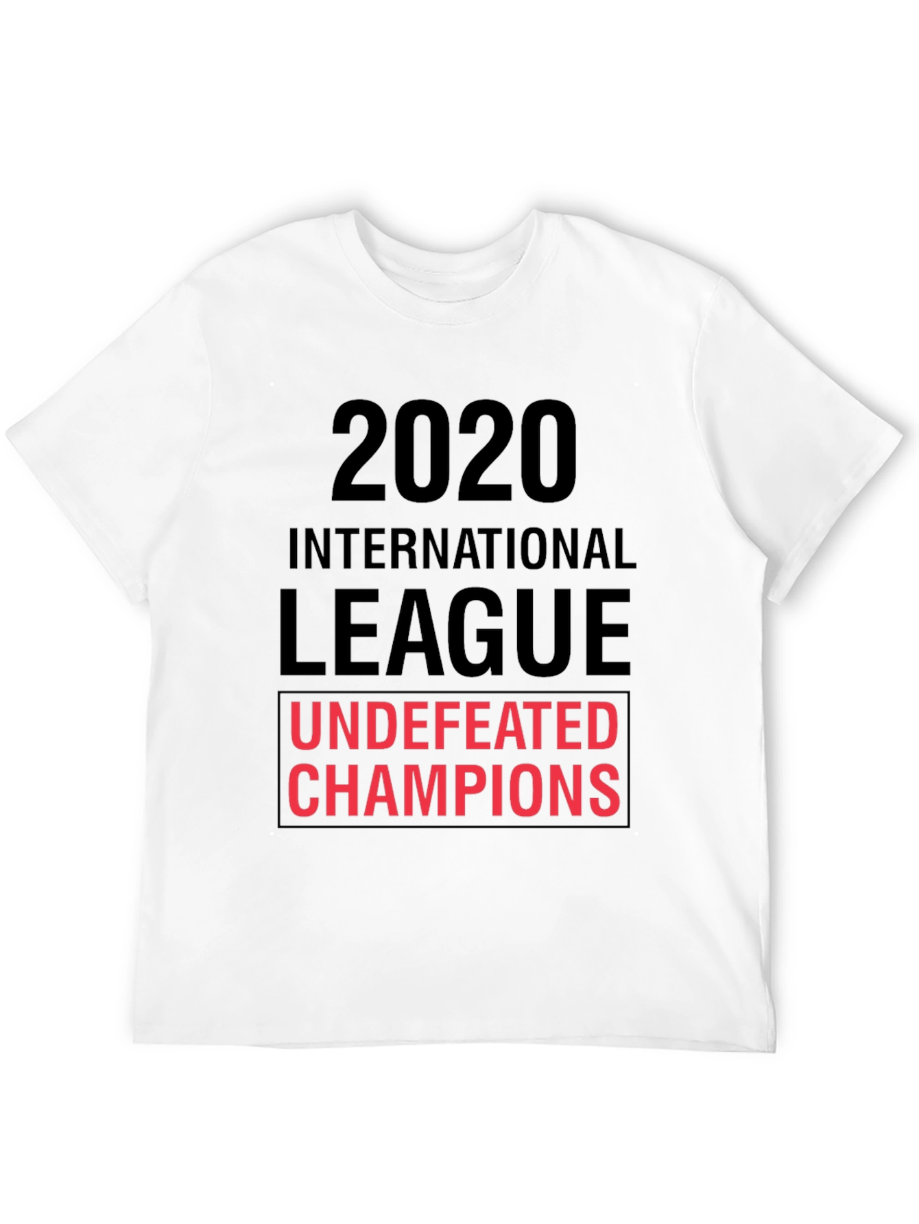 2020 International League Undefeated Champions Black T-Shirt