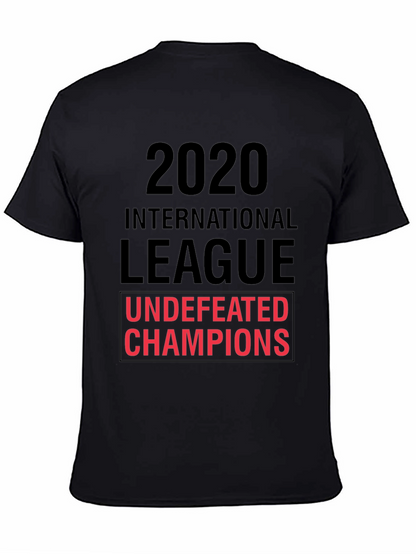 2020 International League Undefeated Champions Black T-Shirt